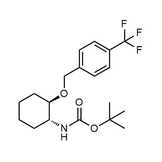 tert-Butyl ((1r,2r)-2-((4-(trifluoromethyl)benzyl)oxy)cyclohexyl)carbamate|CS-0870212