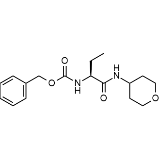 Benzyl (s)-(1-oxo-1-((tetrahydro-2h-pyran-4-yl)amino)butan-2-yl)carbamate|CS-0870218