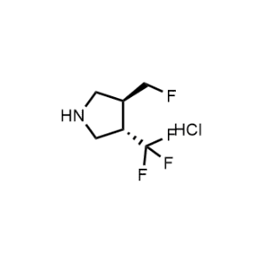 (3s,4s)-3-(Fluoromethyl)-4-(trifluoromethyl)pyrrolidine hydrochloride|CS-0870230