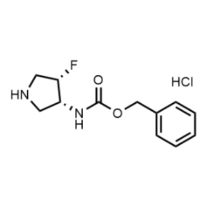 rel-Benzyl ((3R,4S)-4-fluoropyrrolidin-3-yl)carbamate hydrochloride|CS-0870300