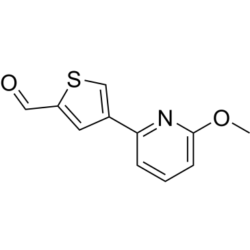 4-(6-Methoxypyridin-2-yl)thiophene-2-carbaldehyde|CS-0870332