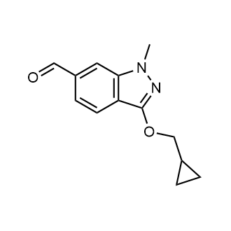 3-(Cyclopropylmethoxy)-1-methyl-1h-indazole-6-carbaldehyde|CS-0870765