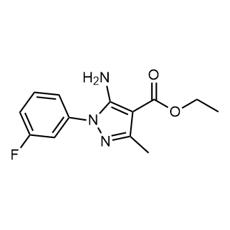Ethyl 5-amino-1-(3-fluorophenyl)-3-methyl-1h-pyrazole-4-carboxylate|CS-0870831