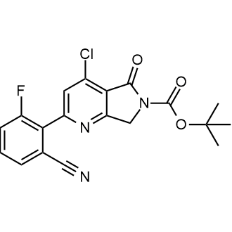 tert-Butyl 4-chloro-2-(2-cyano-6-fluorophenyl)-5-oxo-5,7-dihydro-6h-pyrrolo[3,4-b]pyridine-6-carboxylate|CS-0870856