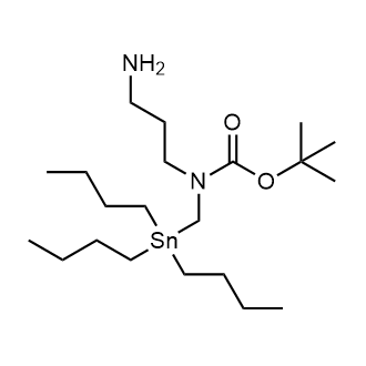 tert-Butyl (3-aminopropyl)((tributylstannyl)methyl)carbamate|CS-0871019