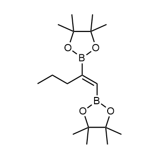 (Z)-2,2'-(pent-1-ene-1,2-diyl)bis(4,4,5,5-tetramethyl-1,3,2-dioxaborolane)|CS-0871112
