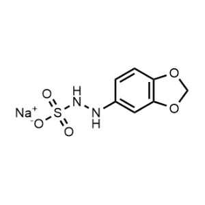Sodium 2-(benzo[d][1,3]dioxol-5-yl)hydrazine-1-sulfonate|CS-0871590