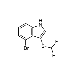 4-Bromo-3-((difluoromethyl)thio)-1h-indole|CS-0871651