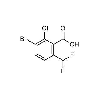 3-Bromo-2-chloro-6-(difluoromethyl)benzoic acid|CS-0871697
