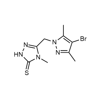 5-((4-Bromo-3,5-dimethyl-1h-pyrazol-1-yl)methyl)-4-methyl-2,4-dihydro-3h-1,2,4-triazole-3-thione|CS-0871777