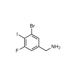 (3-Bromo-5-fluoro-4-iodophenyl)methanamine|CS-0872055