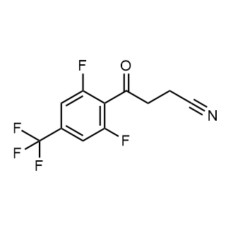 4-(2,6-Difluoro-4-(trifluoromethyl)phenyl)-4-oxobutanenitrile|CS-0872291