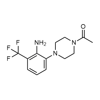 1-(4-(2-Amino-3-(trifluoromethyl)phenyl)piperazin-1-yl)ethan-1-one|CS-0872296