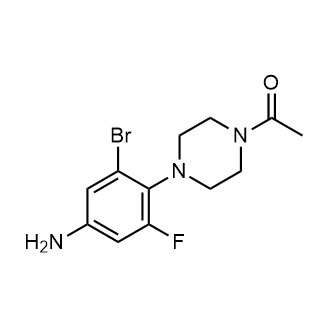 1-(4-(4-Amino-2-bromo-6-fluorophenyl)piperazin-1-yl)ethan-1-one|CS-0872412