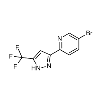 5-Bromo-2-(5-(trifluoromethyl)-1h-pyrazol-3-yl)pyridine|CS-0872566