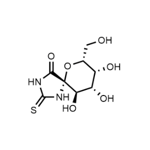 (5S,7R,8R,9S,10R)-8,9,10-Trihydroxy-7-(hydroxymethyl)-2-thioxo-6-oxa-1,3-diazaspiro[4.5]decan-4-one|CS-0872595