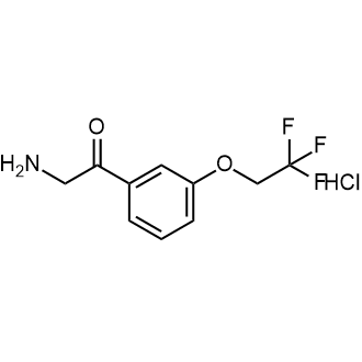 2-Amino-1-(3-(2,2,2-trifluoroethoxy)phenyl)ethan-1-one hydrochloride|CS-0872661