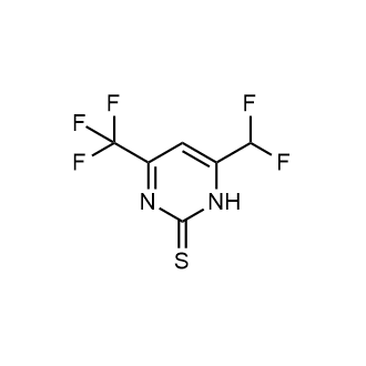 6-(Difluoromethyl)-4-(trifluoromethyl)pyrimidine-2(1h)-thione|CS-0872693