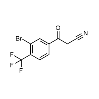 3-(3-Bromo-4-(trifluoromethyl)phenyl)-3-oxopropanenitrile|CS-0872777