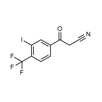 3-(3-Iodo-4-(trifluoromethyl)phenyl)-3-oxopropanenitrile|CS-0872815