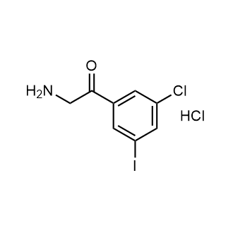 2-Amino-1-(3-chloro-5-iodophenyl)ethan-1-one hydrochloride|CS-0872884