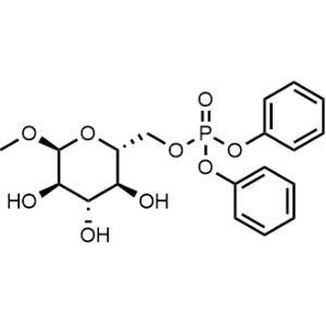 Diphenyl (((2r,3s,4s,5r,6s)-3,4,5-trihydroxy-6-methoxytetrahydro-2h-pyran-2-yl)methyl) phosphate|CS-0873550