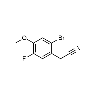 2-(2-Bromo-5-fluoro-4-methoxyphenyl)acetonitrile|CS-0873555
