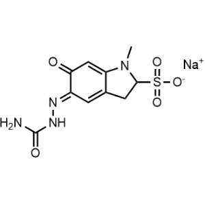 sodium (E)-5-(2-carbamoylhydrazineylidene)-1-methyl-6-oxo-2,3,5,6-tetrahydro-1H-indole-2-sulfonate|CS-0873568