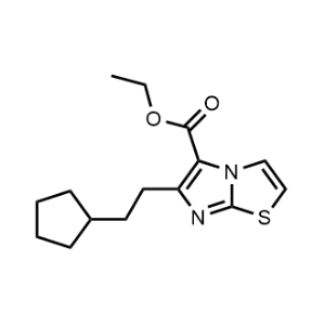 Ethyl 6-(2-cyclopentylethyl)imidazo[2,1-b]thiazole-5-carboxylate|CS-0873800