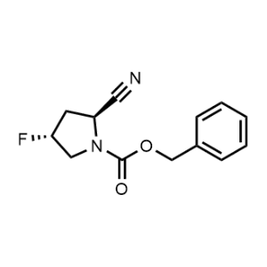 Benzyl (2s,4r)-2-cyano-4-fluoropyrrolidine-1-carboxylate|CS-0874325