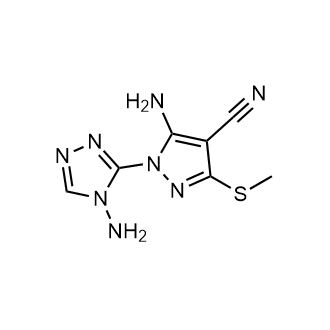 5-Amino-1-(4-amino-4h-1,2,4-triazol-3-yl)-3-(methylthio)-1h-pyrazole-4-carbonitrile|CS-0874340