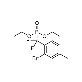 Diethyl ((2-bromo-4-methylphenyl)difluoromethyl)phosphonate|CS-0874573
