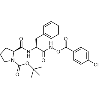 tert-Butyl (s)-2-(((s)-1-(((4-chlorobenzoyl)oxy)amino)-1-oxo-3-phenylpropan-2-yl)carbamoyl)pyrrolidine-1-carboxylate|CS-0874631