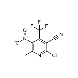 2-Chloro-6-methyl-5-nitro-4-(trifluoromethyl)nicotinonitrile|CS-0874829