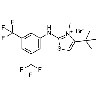 2-((3,5-Bis(trifluoromethyl)phenyl)amino)-4-(tert-Butyl)-3-methylthiazol-3-ium bromide|CS-0874901