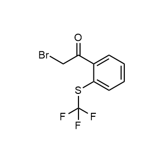 2-Bromo-1-(2-((trifluoromethyl)thio)phenyl)ethan-1-one|CS-0875019