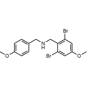 N-(2,6-Dibromo-4-methoxybenzyl)-1-(4-methoxyphenyl)methanamine|CS-0875111