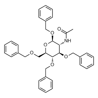 n-((2r,3r,4r,5s,6r)-2,4,5-Tris(benzyloxy)-6-((benzyloxy)methyl)tetrahydro-2h-pyran-3-yl)acetamide|CS-0875269