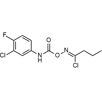 (Z)-n-(((3-chloro-4-fluorophenyl)carbamoyl)oxy)butyrimidoyl chloride|CS-0875345