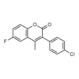 3-(4-Chlorophenyl)-6-fluoro-4-methyl-2h-chromen-2-one|CS-0875360