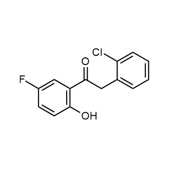 2-(2-Chlorophenyl)-1-(5-fluoro-2-hydroxyphenyl)ethan-1-one|CS-0875369
