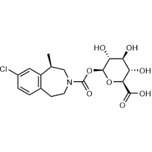 (2s,3s,4s,5r,6s)-6-(((r)-8-Chloro-1-methyl-2,3,4,5-tetrahydro-1h-benzo[d]azepine-3-carbonyl)oxy)-3,4,5-trihydroxytetrahydro-2h-pyran-2-carboxylic acid|CS-0875538