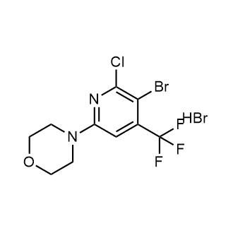 4-(5-Bromo-6-chloro-4-(trifluoromethyl)pyridin-2-yl)morpholine hydrobromide|CS-0875608
