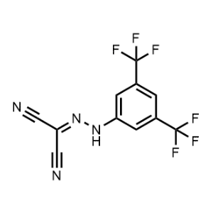 N-(3,5-Bis(trifluoromethyl)phenyl)carbonohydrazonoyl dicyanide|CS-0875734