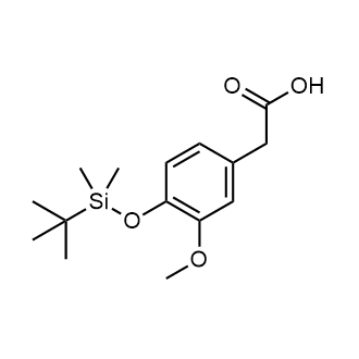 2-(4-((tert-Butyldimethylsilyl)oxy)-3-methoxyphenyl)acetic acid|CS-0875765