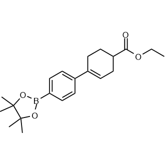Ethyl 4-[4-(4,4,5,5-tetramethyl-1,3,2-dioxaborolan-2-yl)phenyl]-3-cyclohexene-1-carboxylate|CS-0875923