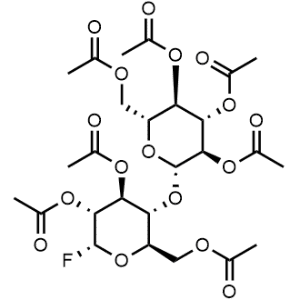 (2R,3R,4S,5R,6S)-2-(acetoxymethyl)-6-(((2R,3R,4S,5R,6R)-4,5-diacetoxy-2-(acetoxymethyl)-6-fluorotetrahydro-2H-pyran-3-yl)oxy)tetrahydro-2H-pyran-3,4,5-triyl triacetate|CS-0875937