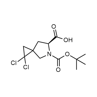 (6s)-5-(Tert-butoxycarbonyl)-1,1-dichloro-5-azaspiro[2.4]heptane-6-carboxylic acid|CS-0875958