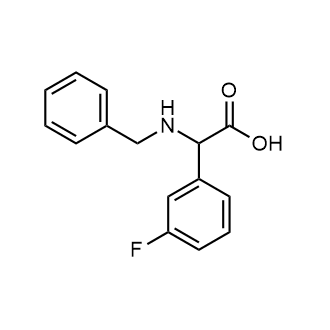 3-Fluoro-α-[(phenylmethyl)amino]benzeneacetic acid|CS-0876052