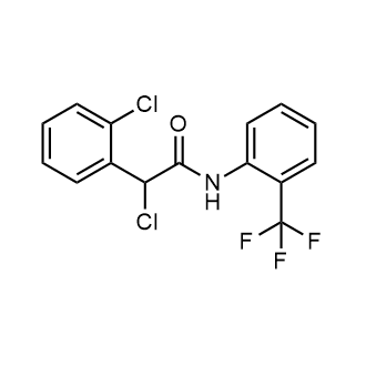 2-Chloro-2-(2-chlorophenyl)-n-(2-(trifluoromethyl)phenyl)acetamide|CS-0876440